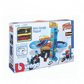 Auto Garage": 3-level Playset from the StreetFire series, including 2 toy cars in scale 1:43, from 3 years